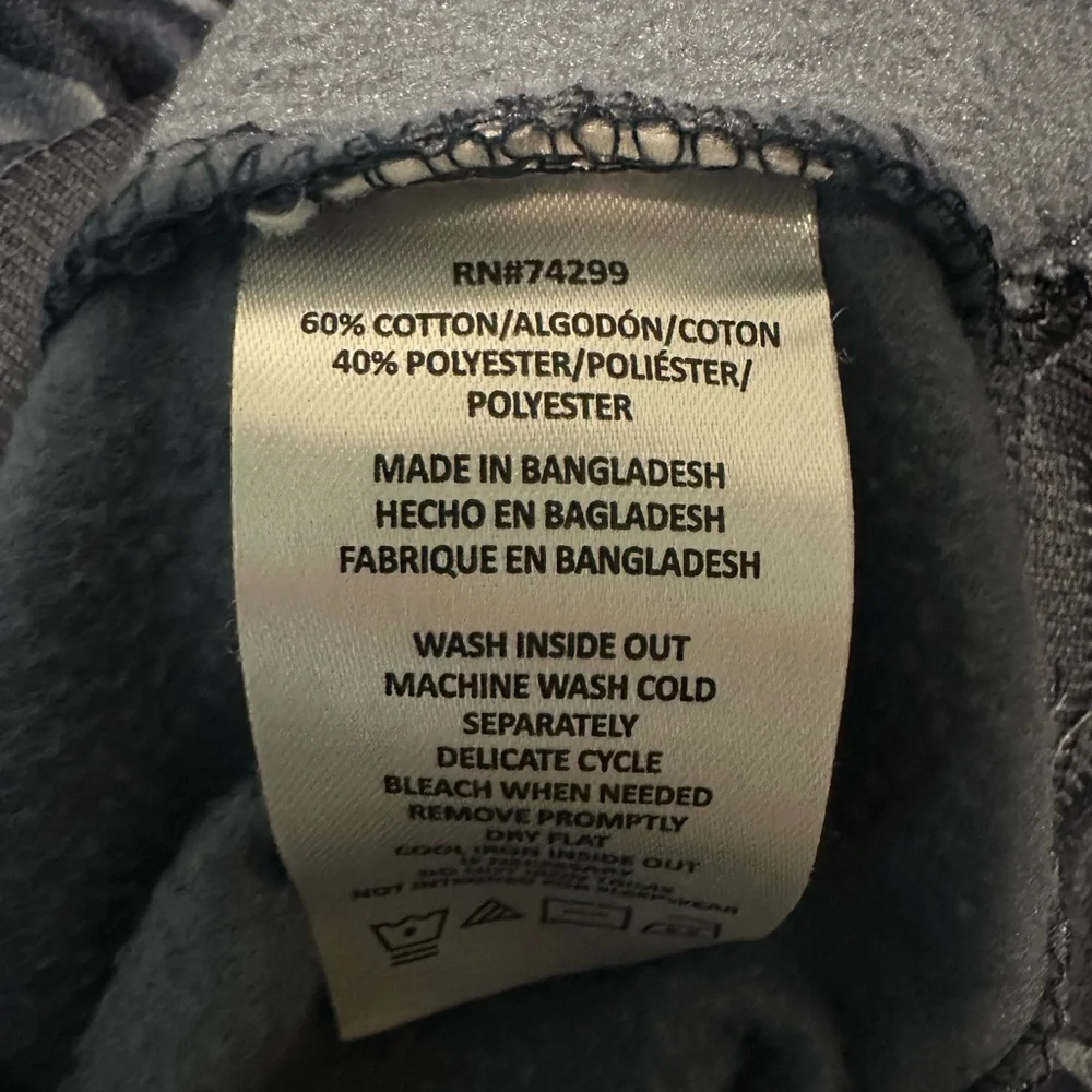 DKNY Size 12 Months Blue Camo Hoodie